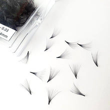 Load image into Gallery viewer, 500 - 1,000 14D C/D 03mm Heat Bond Premade Mega Volume Fans - Pro Eyelash Extensions