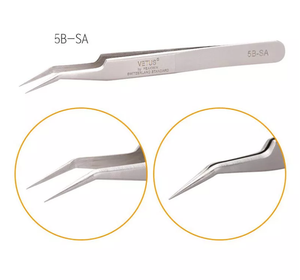 Vetus Silver Tweezers - Pro Eyelash Extensions