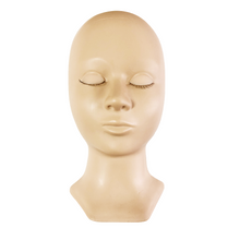 Load image into Gallery viewer, Advance Training Mannequin Head With Removable Eyelids - Pro Eyelash Extensions