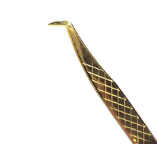 Load image into Gallery viewer, Gold Diamond Precision Isolation Volume Tweezers - Pro Eyelash Extensions