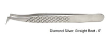 Load image into Gallery viewer, Silver Diamond Precision Isolation Volume Tweezers - Pro Eyelash Extensions