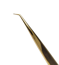 Load image into Gallery viewer, Gold Diamond Precision Isolation Volume Tweezers - Pro Eyelash Extensions