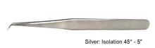 Load image into Gallery viewer, Silver Precision Isolation Volume Tweezers - Pro Eyelash Extensions